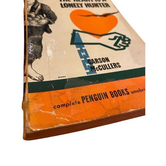 The Heart Is A Lonely Hunter Paperback Book Novel 1940 - Picture 3 of 15